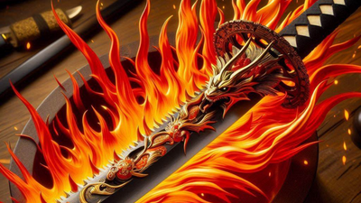 Kin'emon's Sword — The Legendary Fire Slicing Weapon